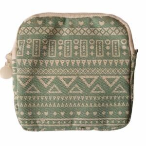Gadget Bag Aqua Boho Print 4.5” x 4.5”